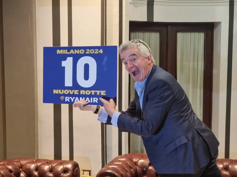 Michael O'Leary di Ryanair. Copyright © Ryanair