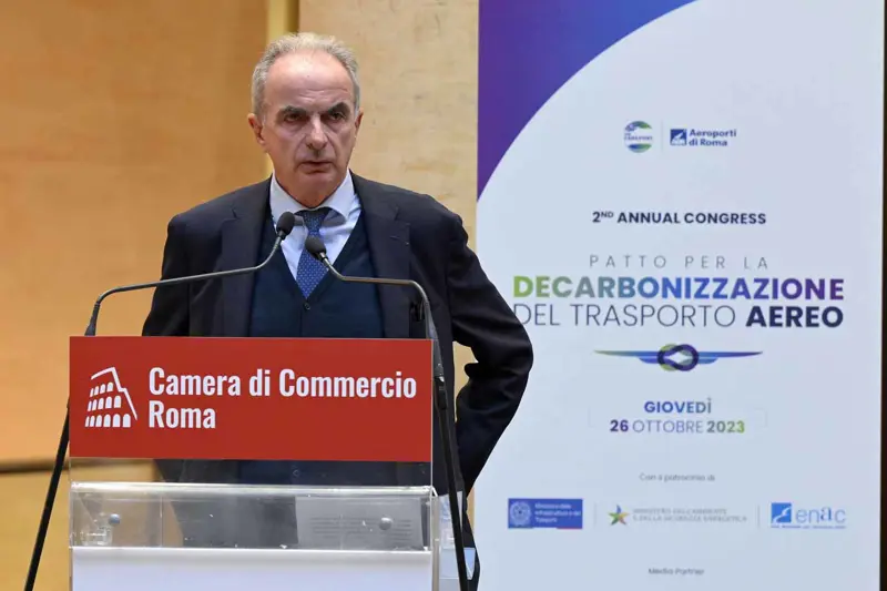 2nd Annual Congress del Patto per la Decarbonizzazione del Trasporto Aereo. Copyright © Ufficio Stampa Adr