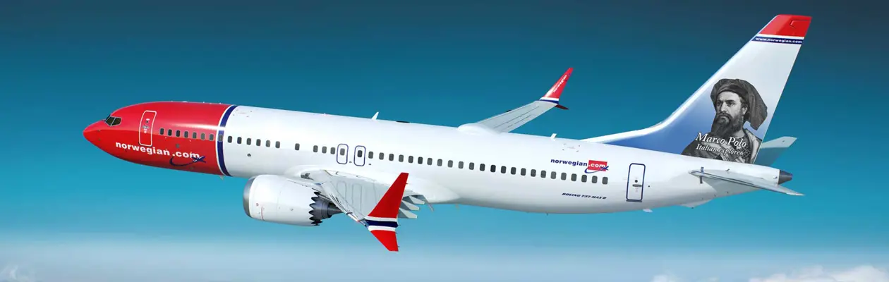 Norwegian dedica 1 aeromobile della sua flotta a Marco Polo
