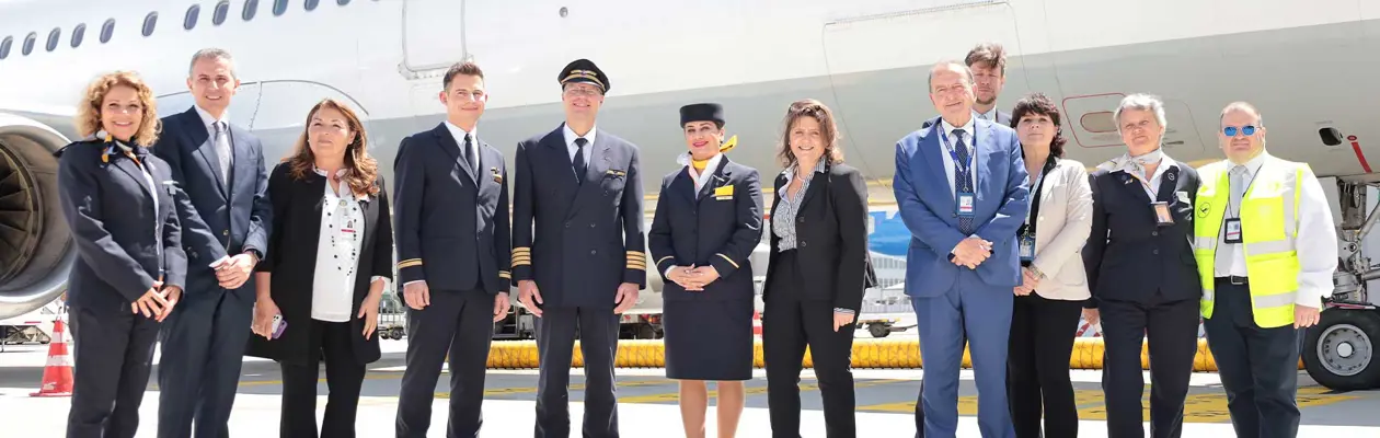 Lufthansa e Roma, una storia lunga 65 anni