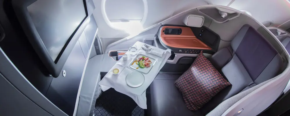 Singapore Airlines prima compagnia aerea con servizio di prenotazione pasti 