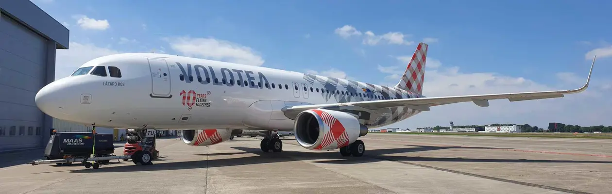Volotea: nuova livrea per l'aeromobile del suo decimo anniversario