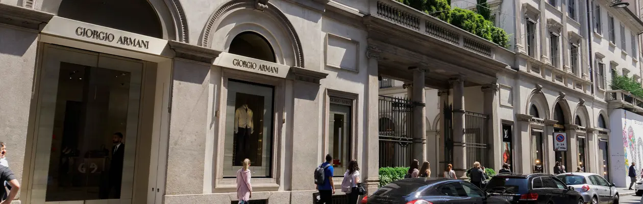 Il quadrilatero della moda di Milano