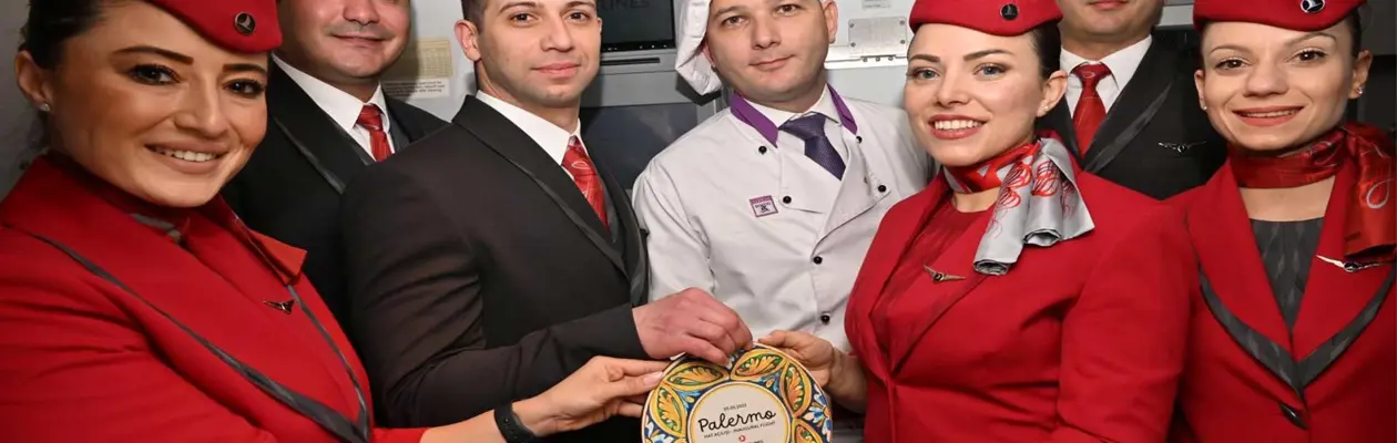 Turkish Airlines inizia i voli per Palermo da Istanbul