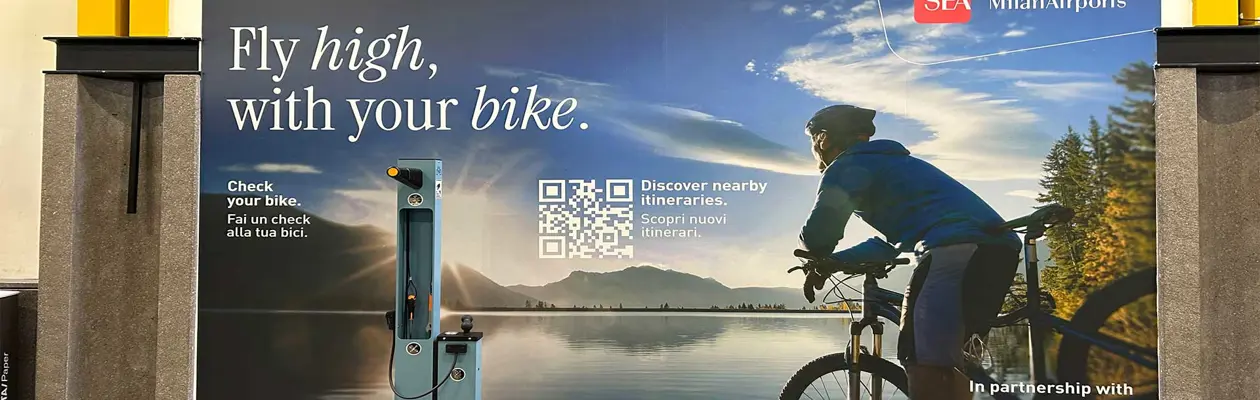 Bike Corner al Terminal 2 di Malpensa