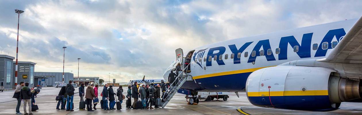 Ryanair riprende i voli da e per l'Aeroporto di Comiso