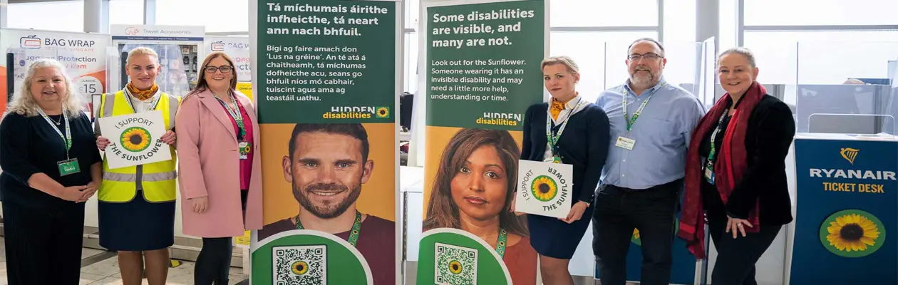 Ryanair lancia Hidden Disabilities Sunflower