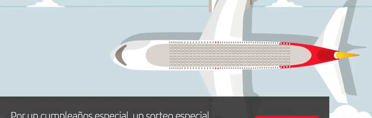 Per i suoi 97 anni Iberia lancia una lotteria