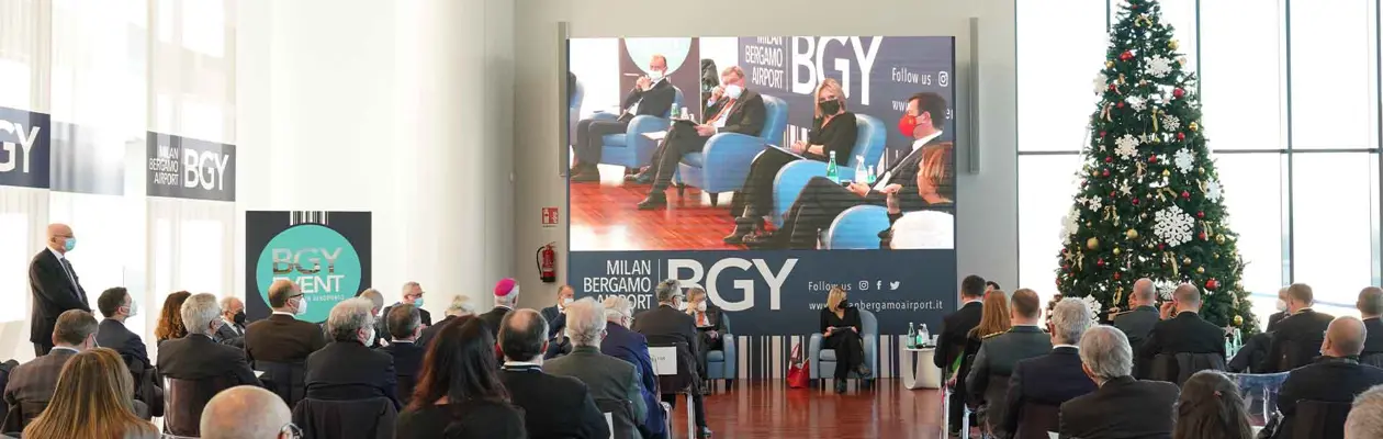 Aeroporto di Milano Bergamo: inaugurazione ampliamento lato ovest del terminal passeggeri