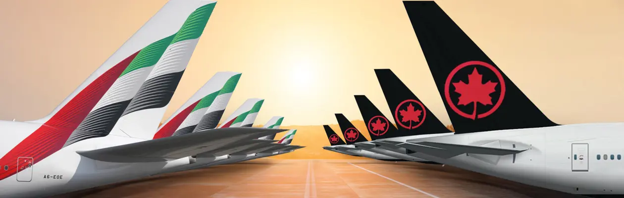 Emirates dà il benvenuto ad Air Canada al Terminal 3 dell’Aeroporto di Dubai