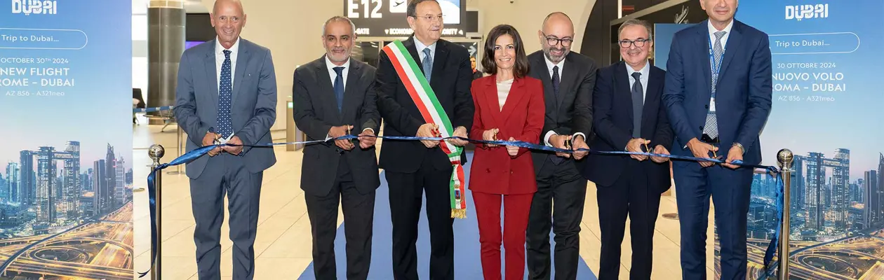 Nuova rotta di ITA Airways da Roma Fiumicino a Dubai