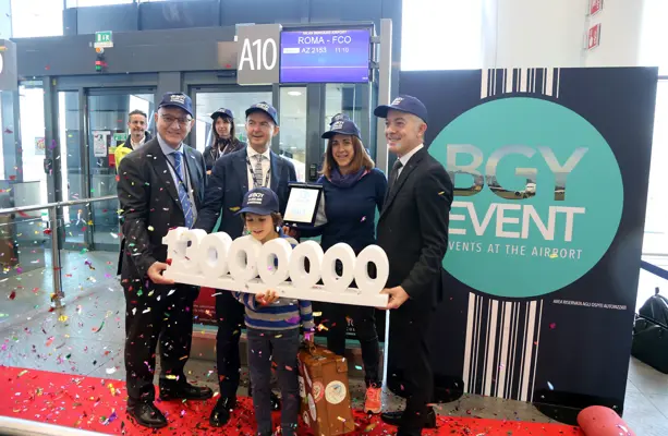 L'Aeroporto Milano Bergamo festeggia 13 milioni di passeggeri