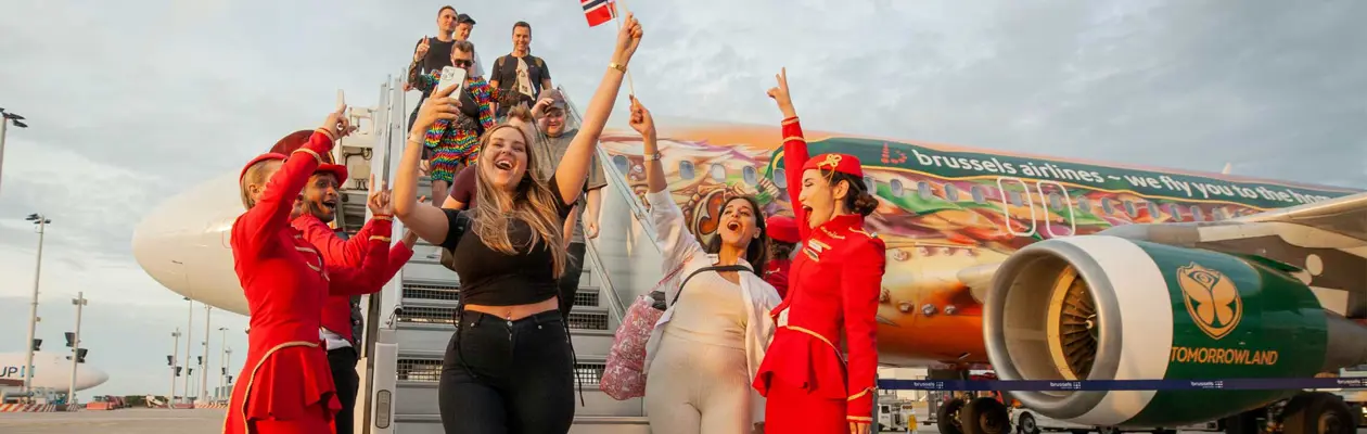 Brussels Airlines e Tomorrowland investono in trasporti più sostenibili