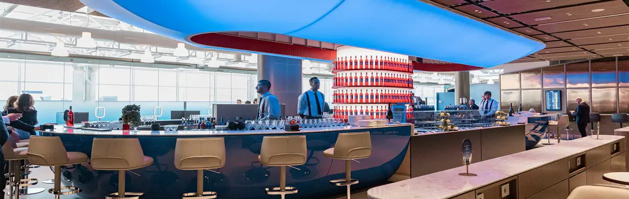 L'Hangar Lounge di ITA Airways a Roma Fiumicino