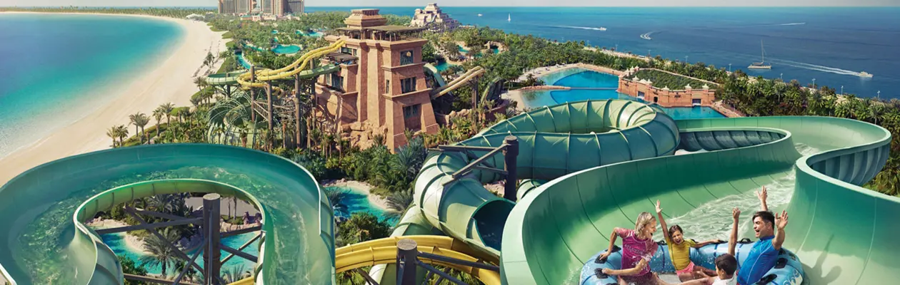 Volo per Dubai e Pass per l'Aquaventure Waterpark