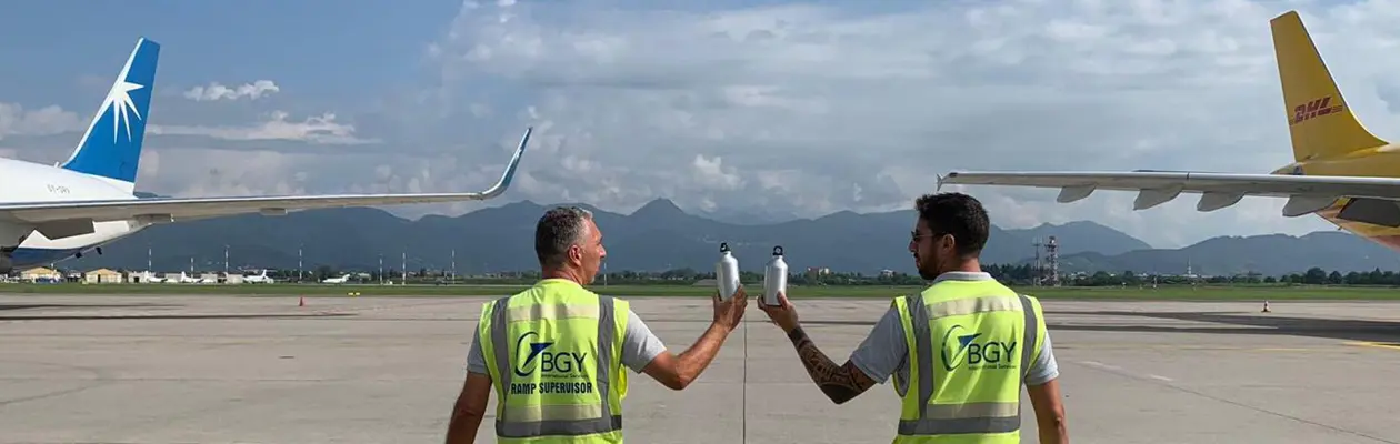 Personale operativo BIS del Gruppo SACBO è Plastic Free