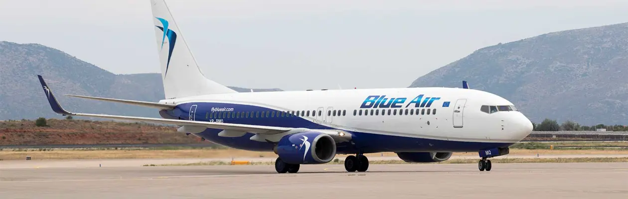 Blue Air riduce l'orario dei voli per Gennaio - Febbraio