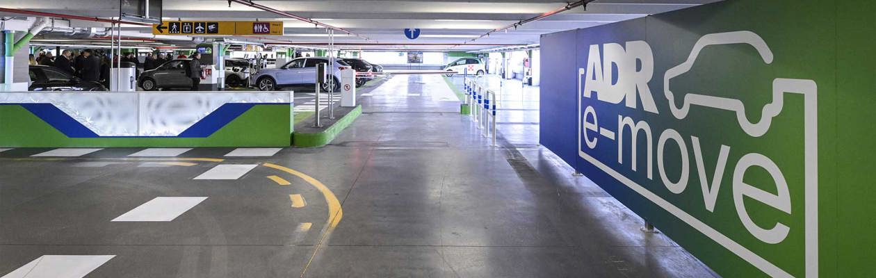 A Fiumicino il più grande parcheggio pubblico italiano per veicoli elettrici