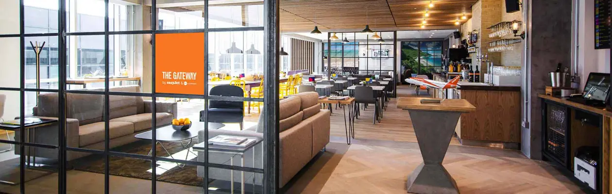 La prima lounge di easyJet all'aeroporto di Londra Gatwick