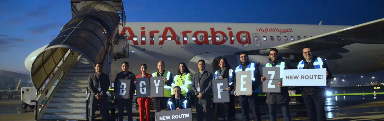Nuovo volo di Air Arabia Maroc per Fez da Milano Bergamo