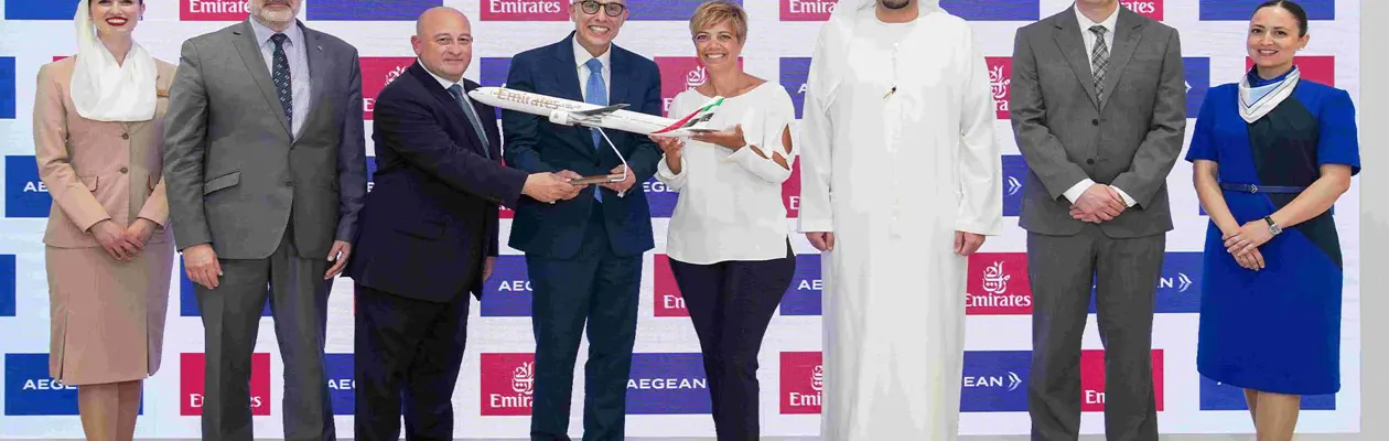 Emirates e Aegean potenziano la partnership
