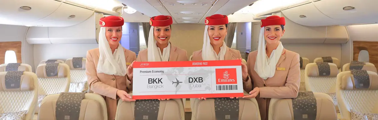 Emirates porta la Premium Economy a Bangkok