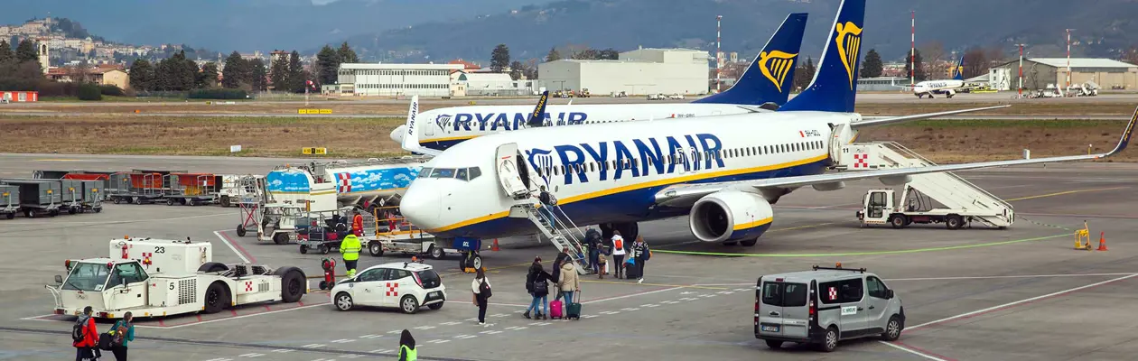 Coronavirus: Ryanair taglia altri voli per l'Italia fino all'8 aprile