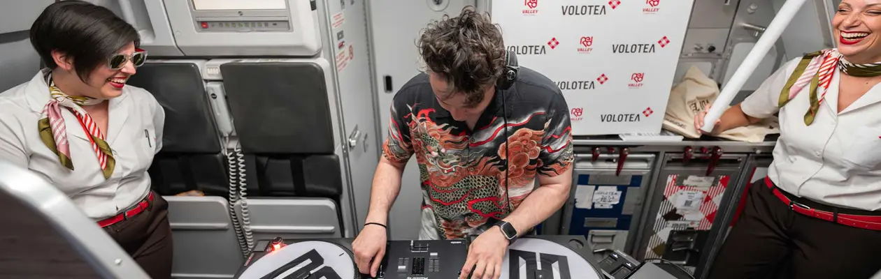 Con Volotea dj set sul volo Verona-Olbia