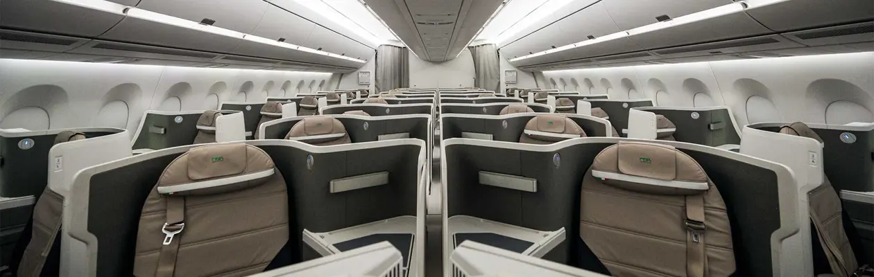 I nuovi interni degli aerei di ITA Airways