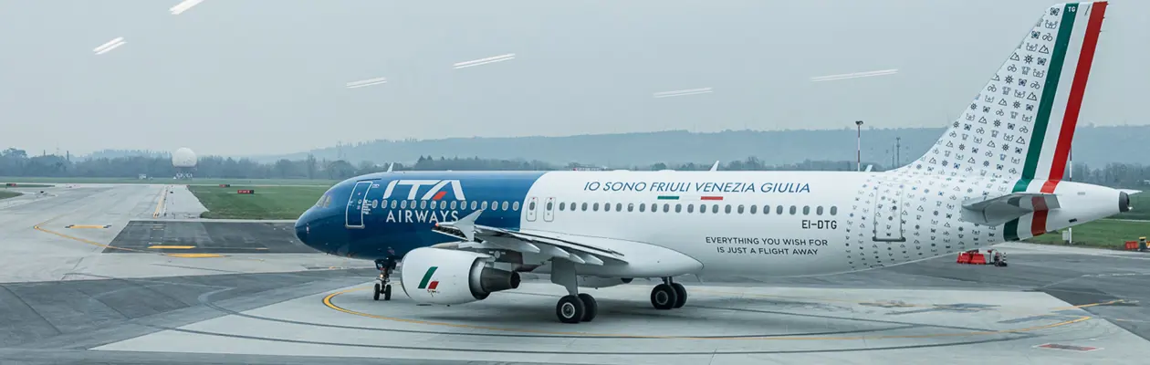 L' A320 “Io Sono Friuli Venezia Giulia”