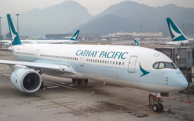 Debutto dell’A350-1000 di Cathay Pacific da Roma Fiumicino