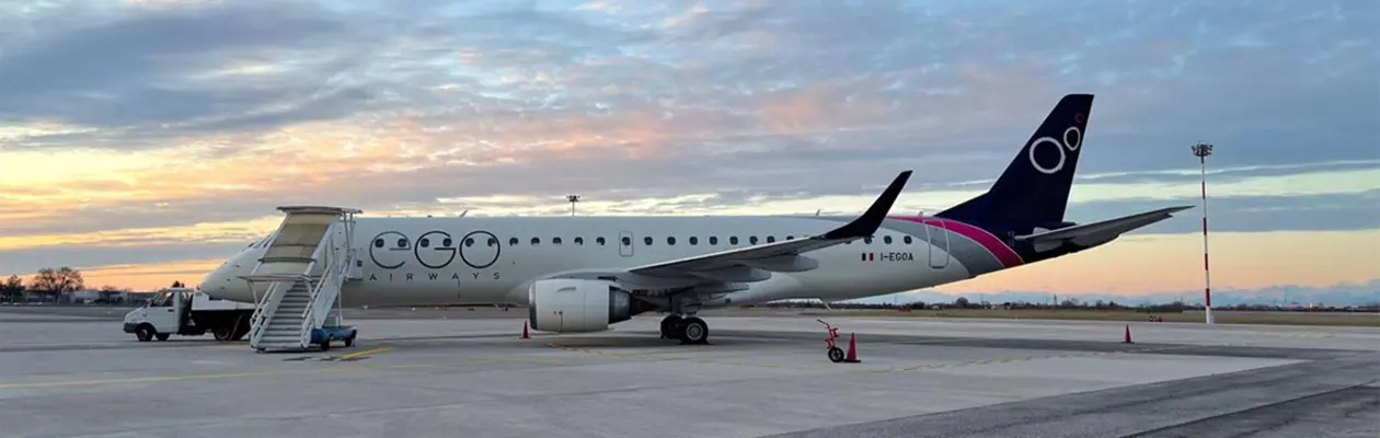 Ego Airways: primo volo inaugurale Catania - Parma
