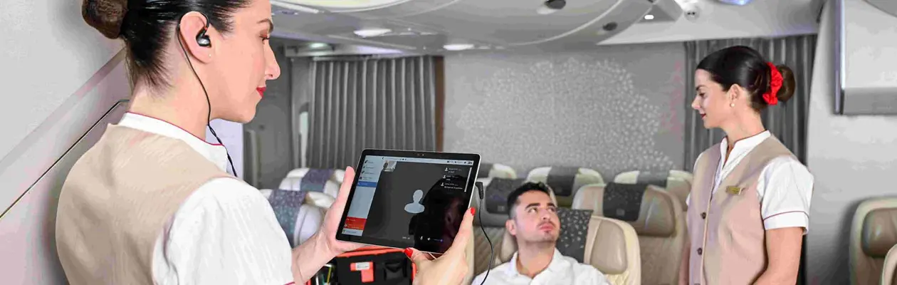 Assistenza medica in volo con Emirates