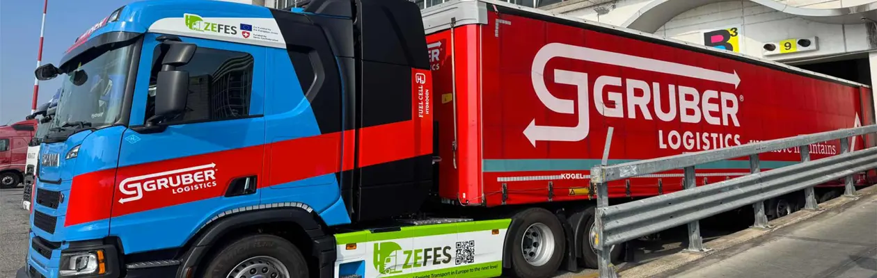 A Malpensa il primo truck a idrogeno nella Cargo City