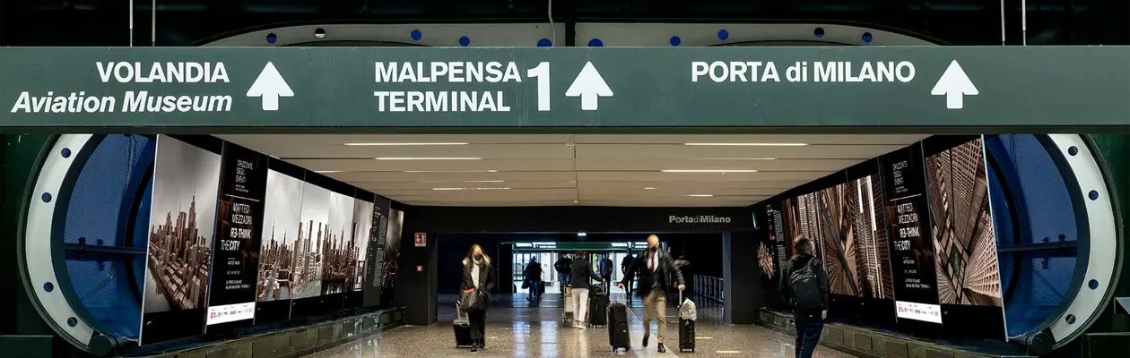A Milano Malpensa l'installazione Rethink the City