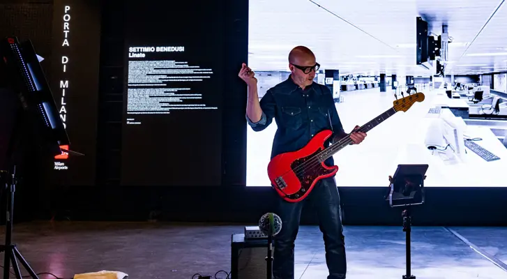 A Malpensa finissage di Settimo Benedusi con le Note di Saturnino