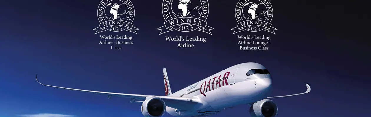 Qatar Airways "Compagnia aerea leader nel mondo" ai World Travel Awards 2023