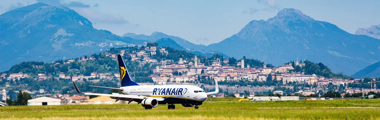 Ryanair riprende i voli da e per l'Aeroporto di Milano Bergamo