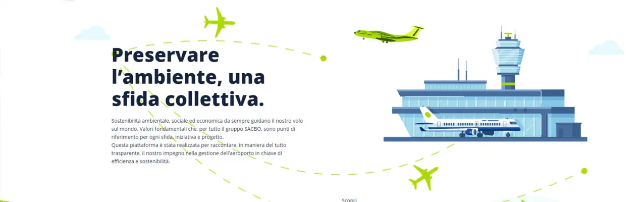 L'Aeroporto di Milano Bergamo punta sulla sostenibilità