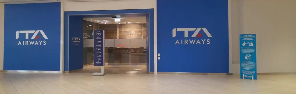 ITA Airways apre le lounge di Fiumicino e Linate