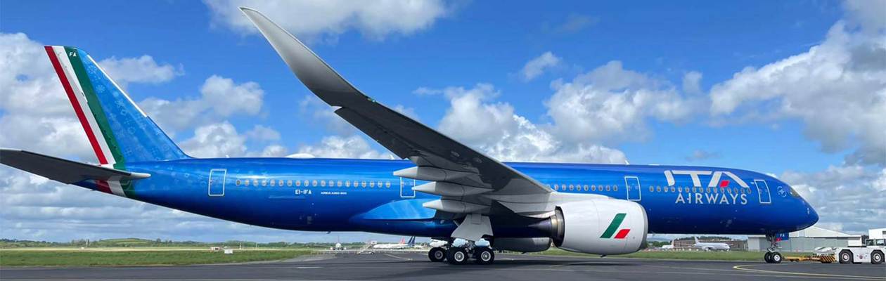 Alafco consegna il primo di quattro Airbus A350 a ITA Airways