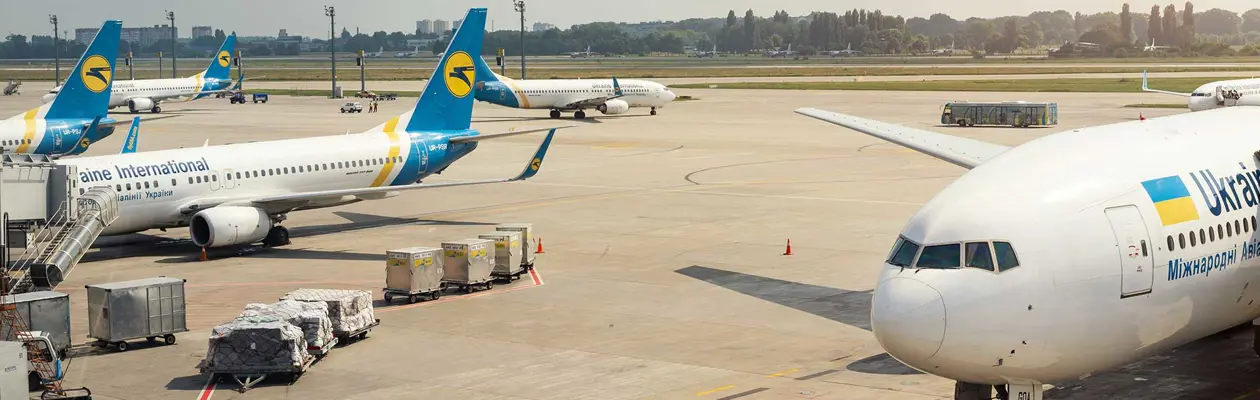 Covid-19: Ukraine International Airlines ha sospeso i voli di linea