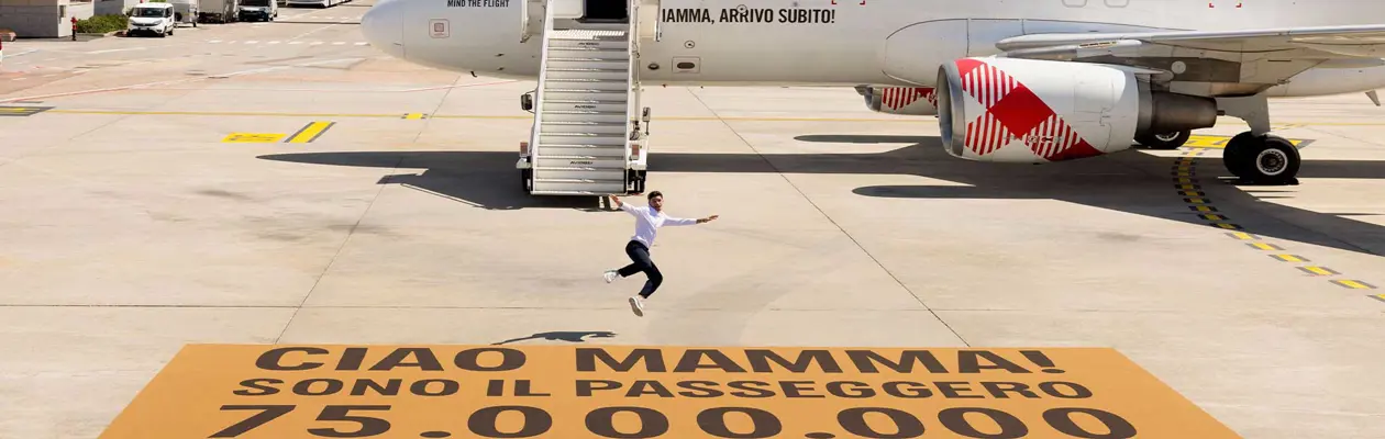 Volotea celebra 75 milioni di passeggeri ad Olbia
