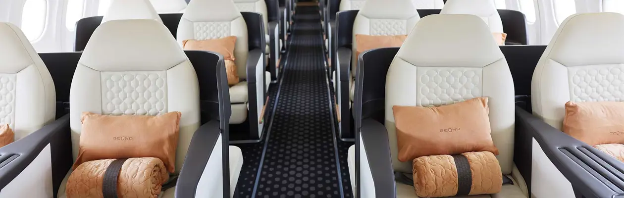 Poltrona Frau collabora con beOnd Airline