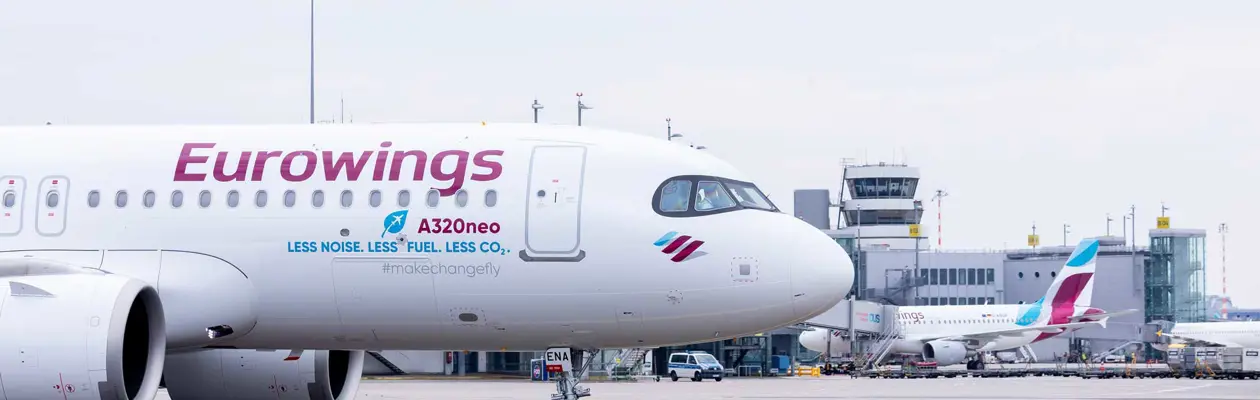 Check-in dei bagagli la sera prima con Eurowings