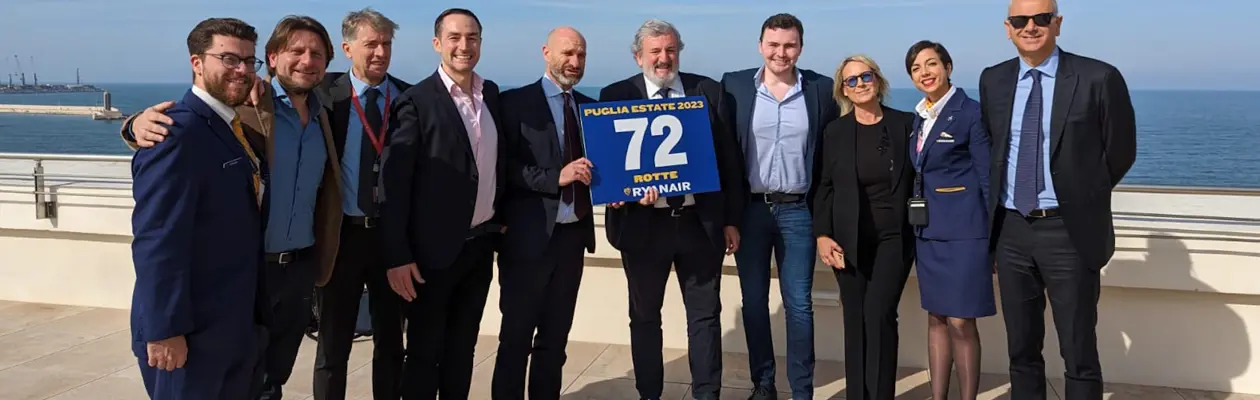 I voli di Ryanair da Bari e Brindisi per la Summer 2023