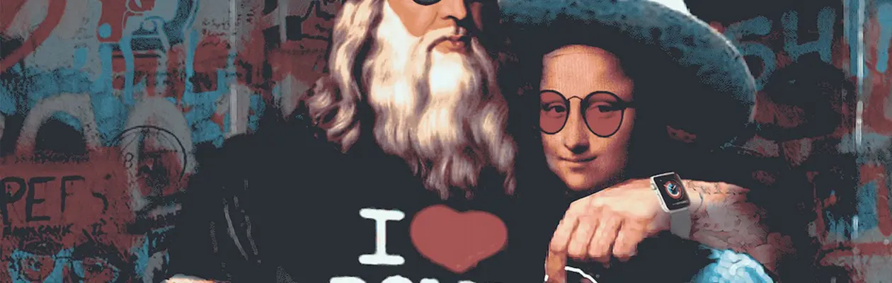 Aeroporti di Roma: la street art di TvBoy per celebrare la ripartenza