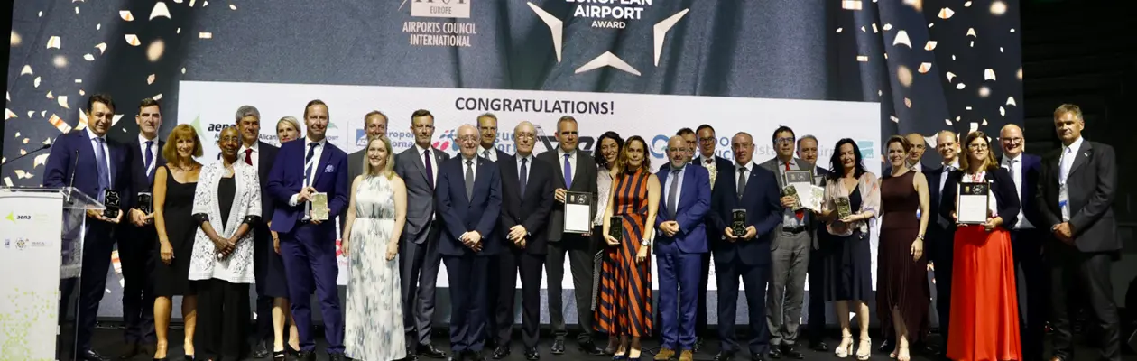 I vincitori del premio Aci Europe Best Airport Award 2023