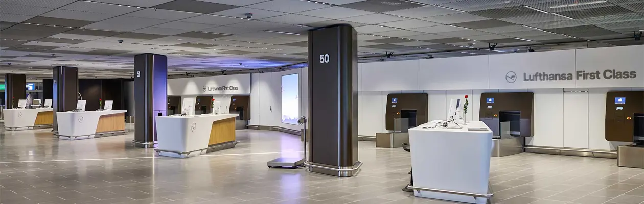 Nuova Premium Check-in Area Lufthansa a Francoforte
