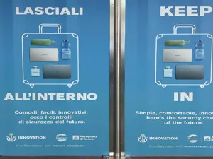 Roma Fiumicino: nel bagaglio a mano liquidi senza limiti